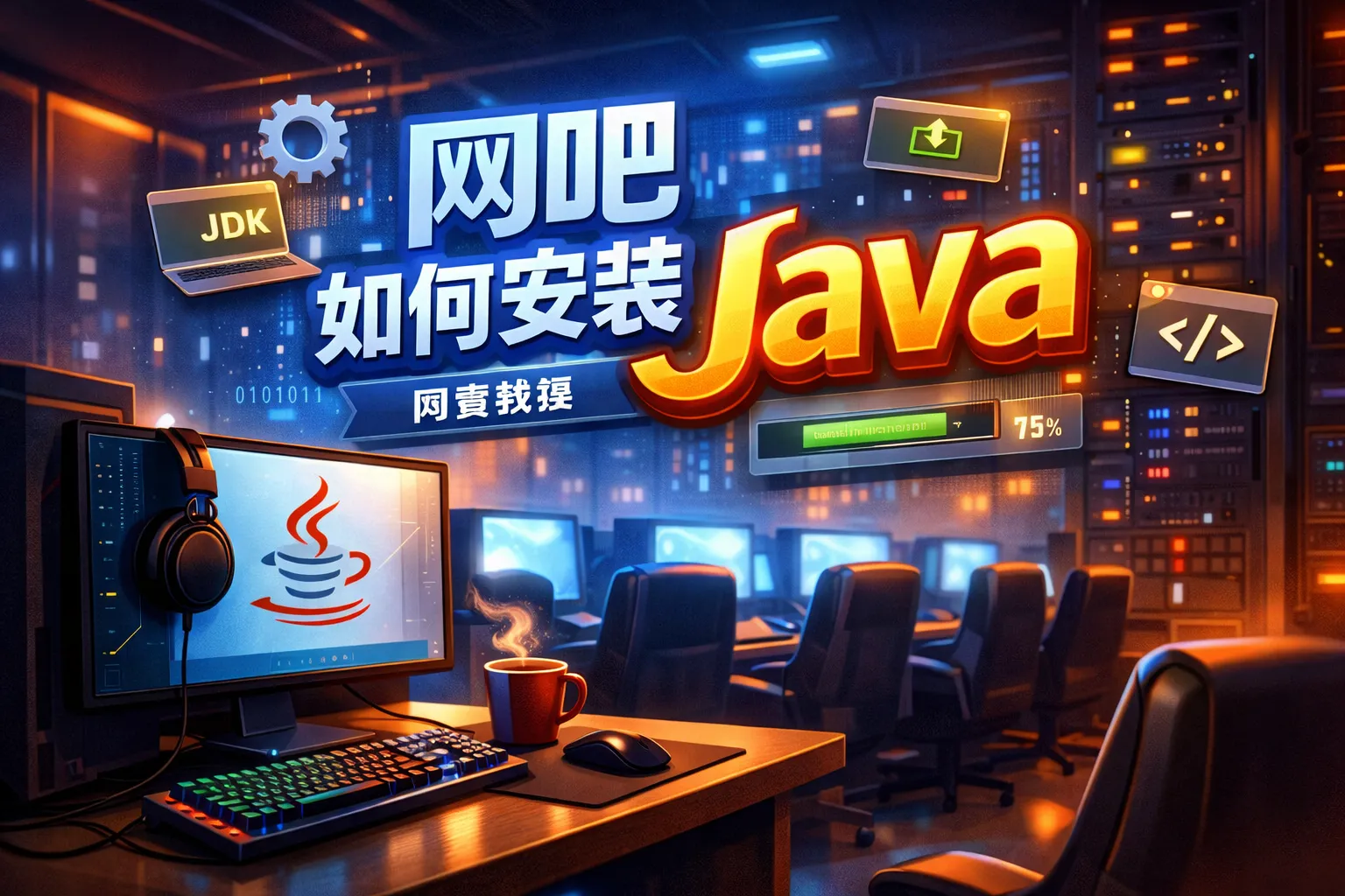 网吧如何安装java