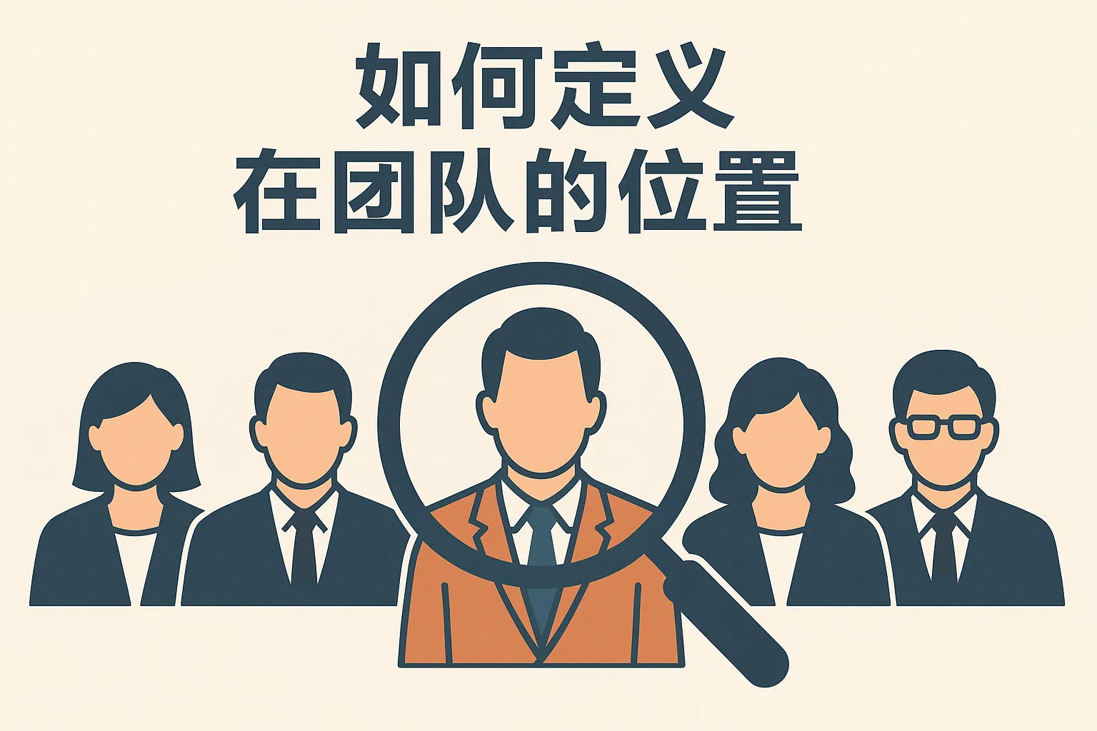 如何定义在团队的位置