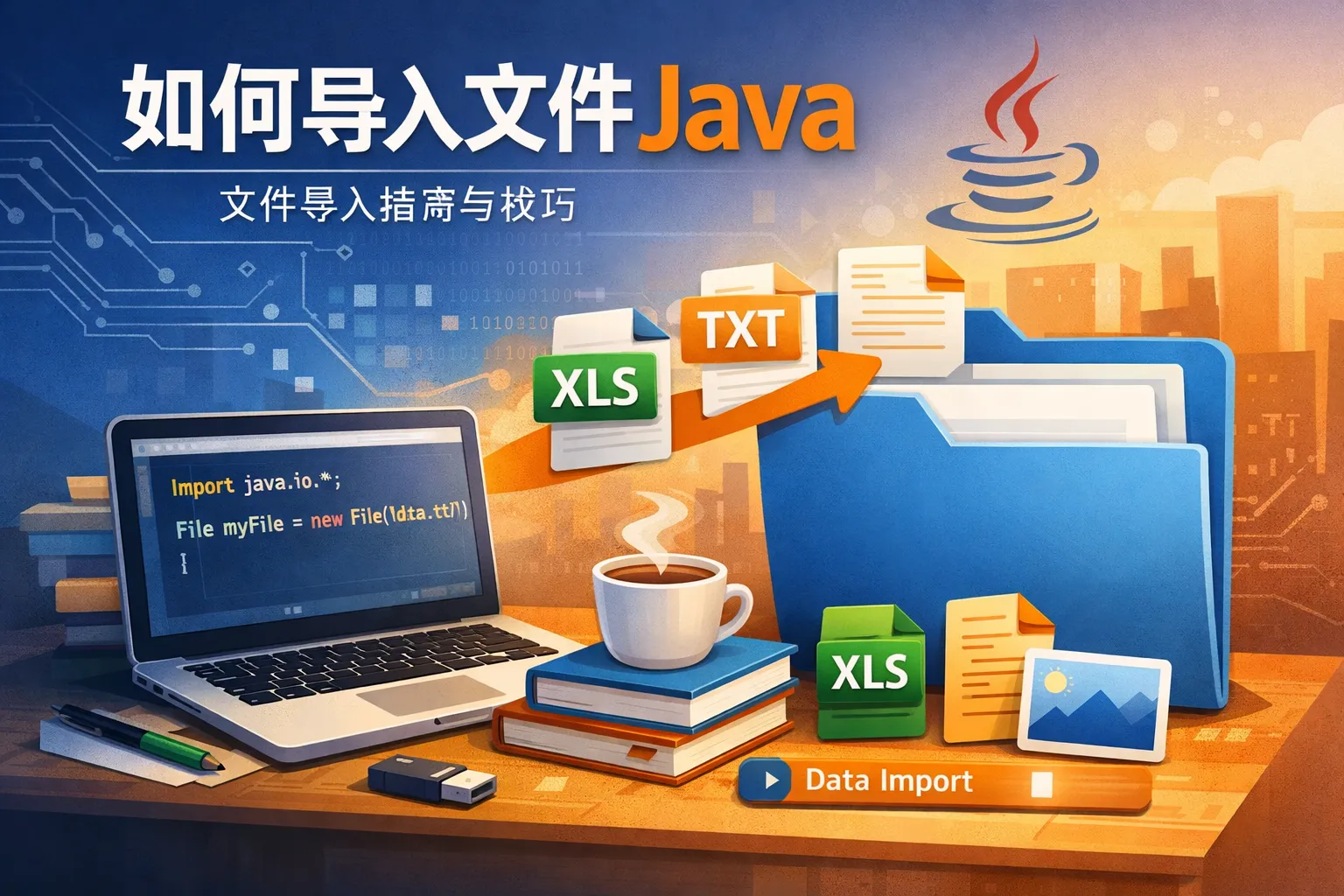 如何导入文件java