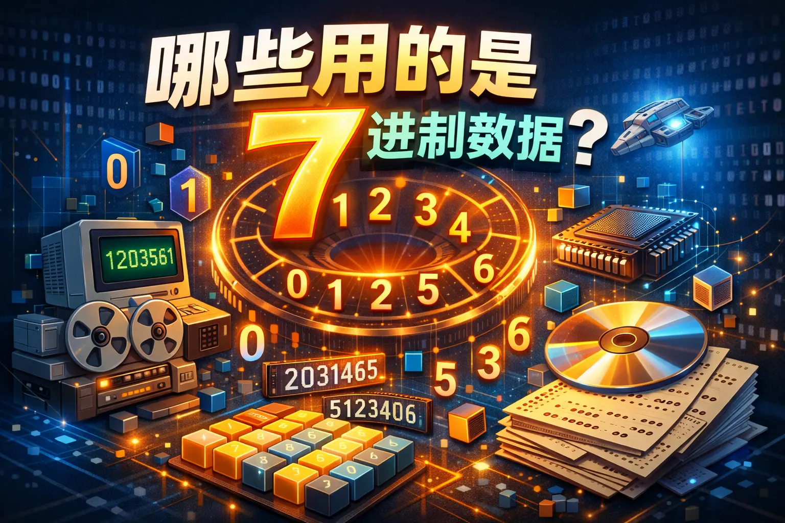 哪些用的是7进制数据