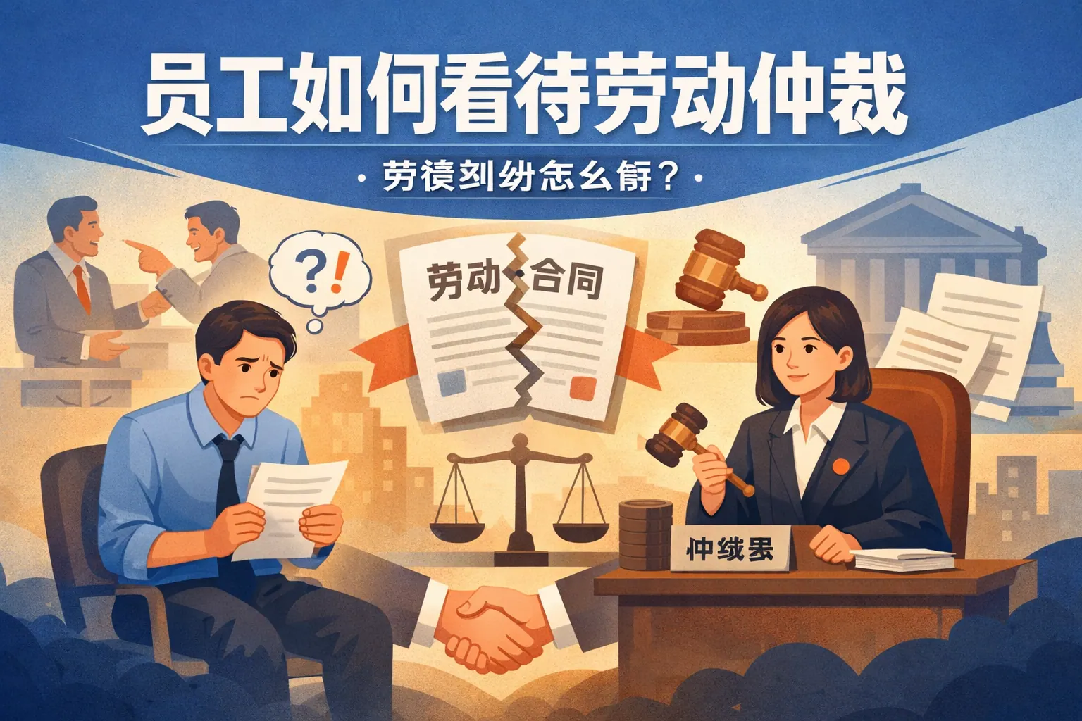 员工如何看待劳动仲裁