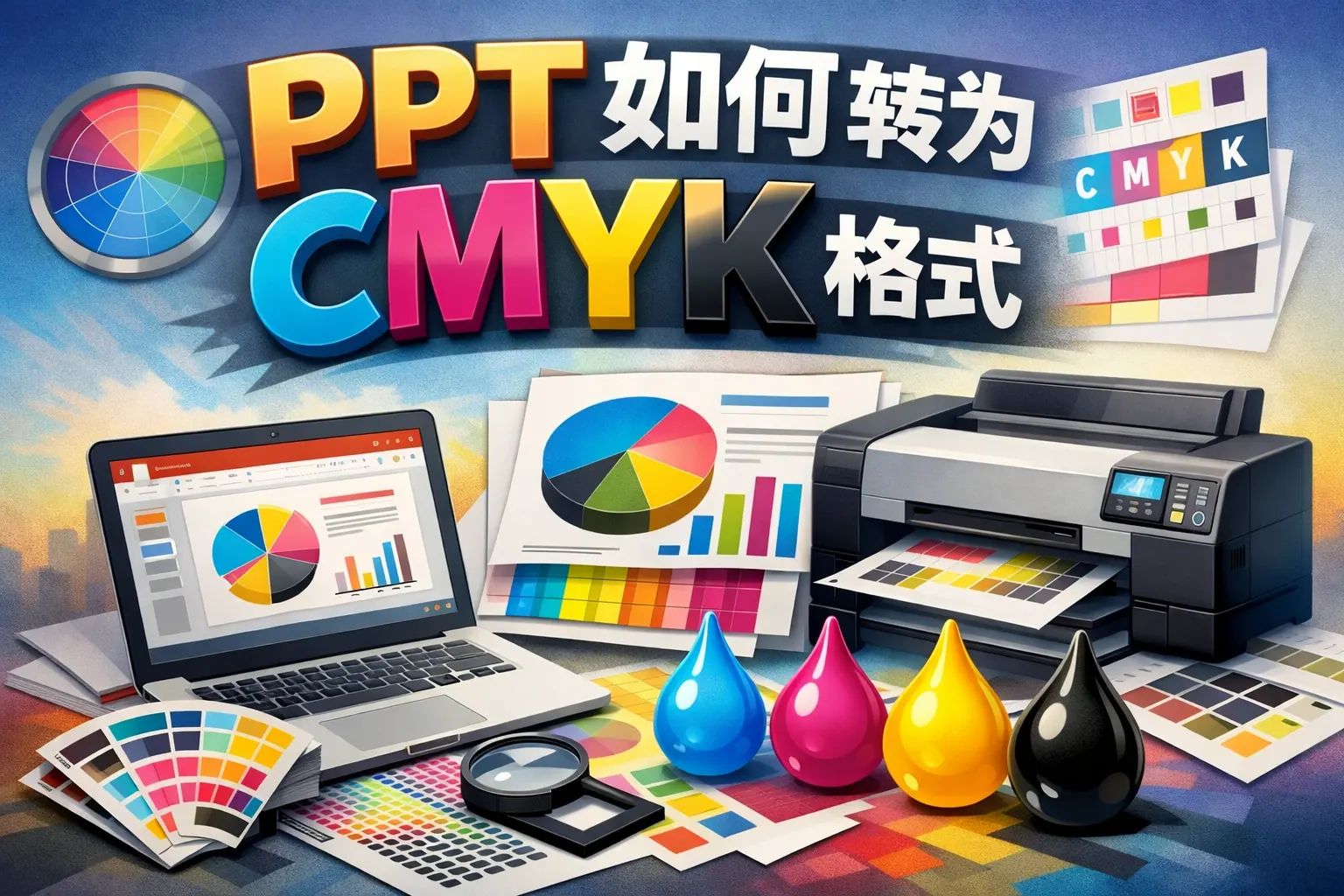 ppt如何cmyk格式