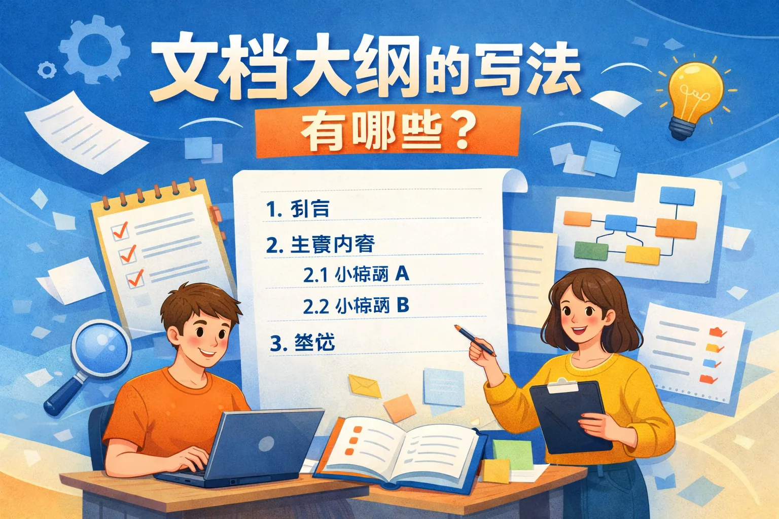 文档的大纲写法有哪些