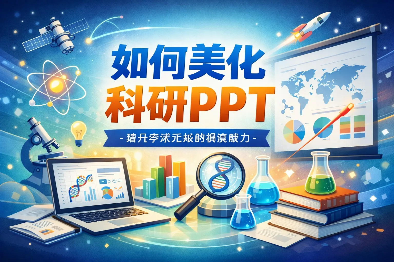如何美化科研ppt