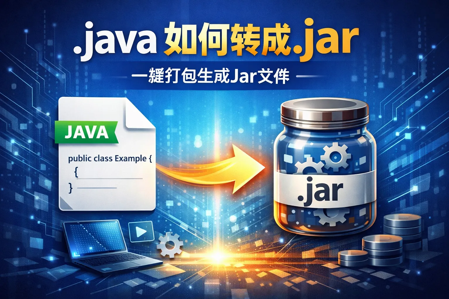 .java如何转成.jar