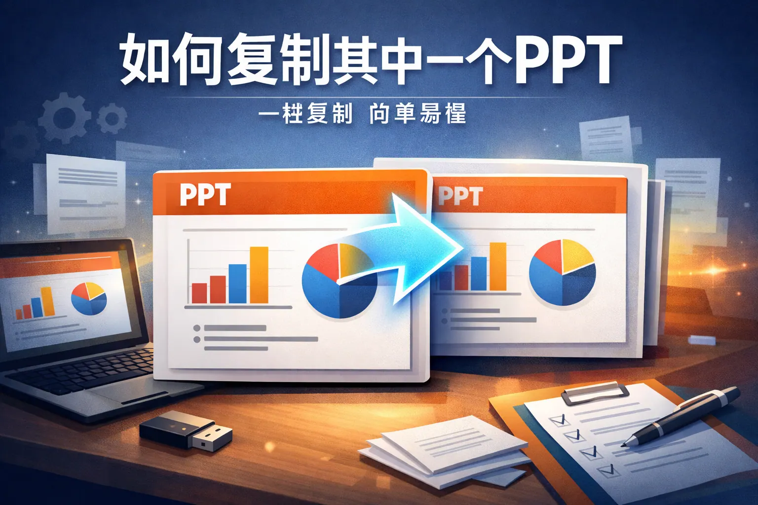 如何复制其中一个ppt