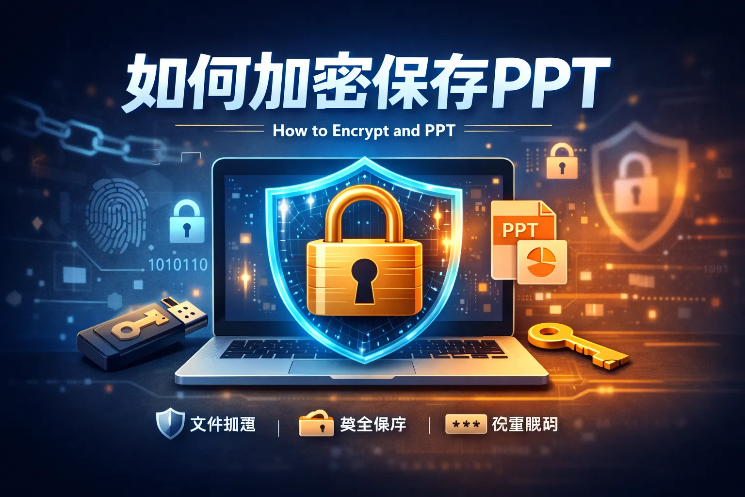 如何加密保存ppt
