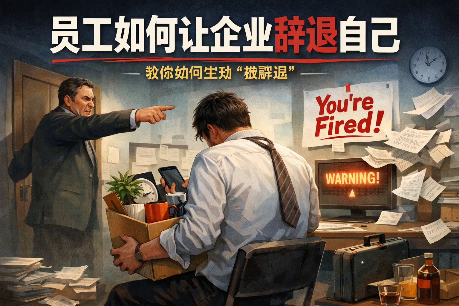 员工如何让企业辞退自己