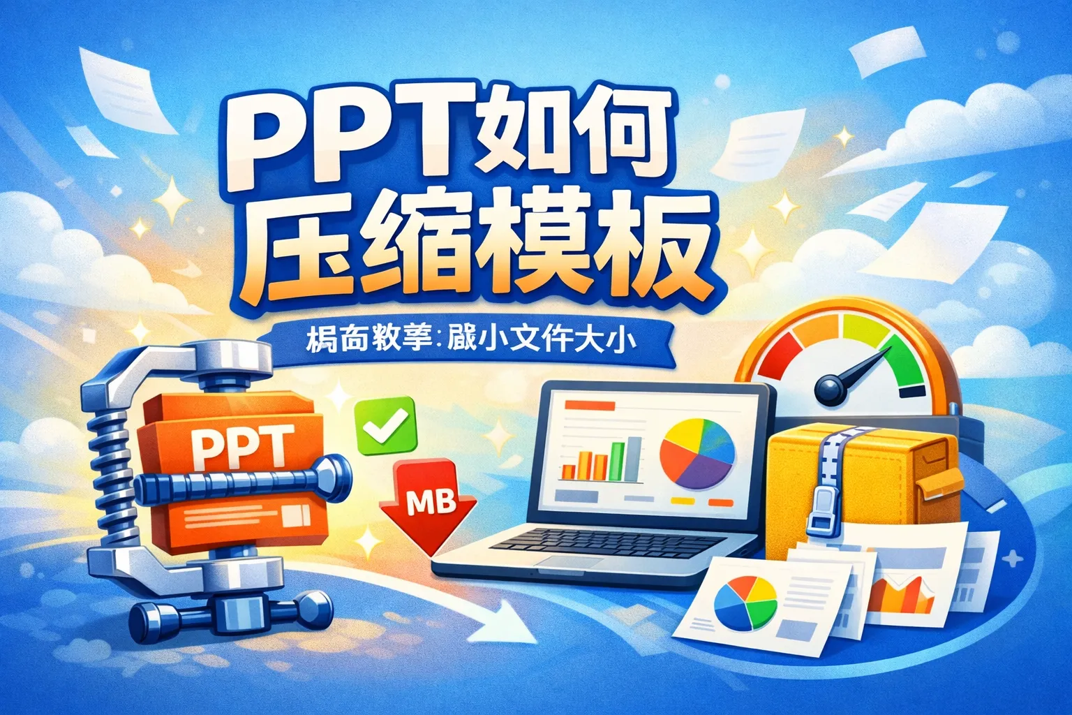 ppt如何压缩模板