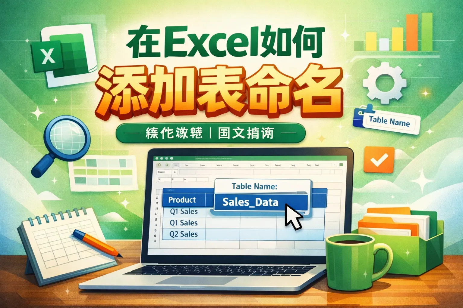 在excel如何添加表命名