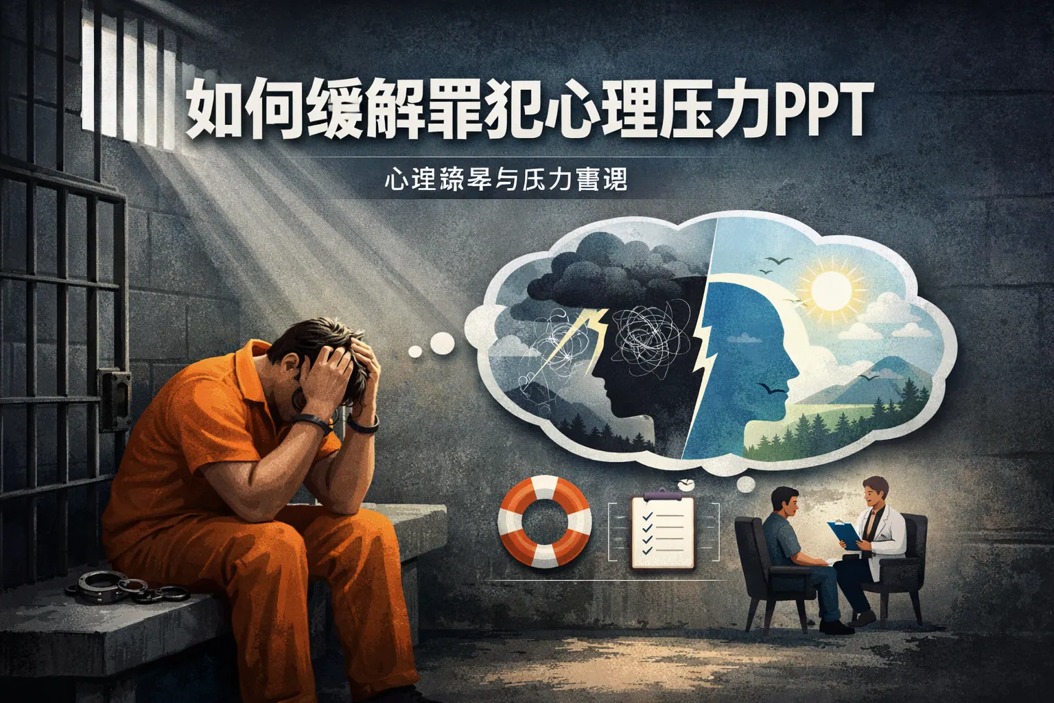 如何缓解罪犯心理压力ppt