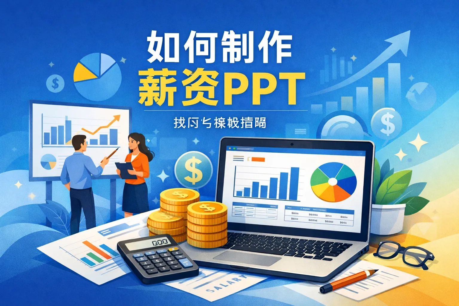 如何制作薪资ppt