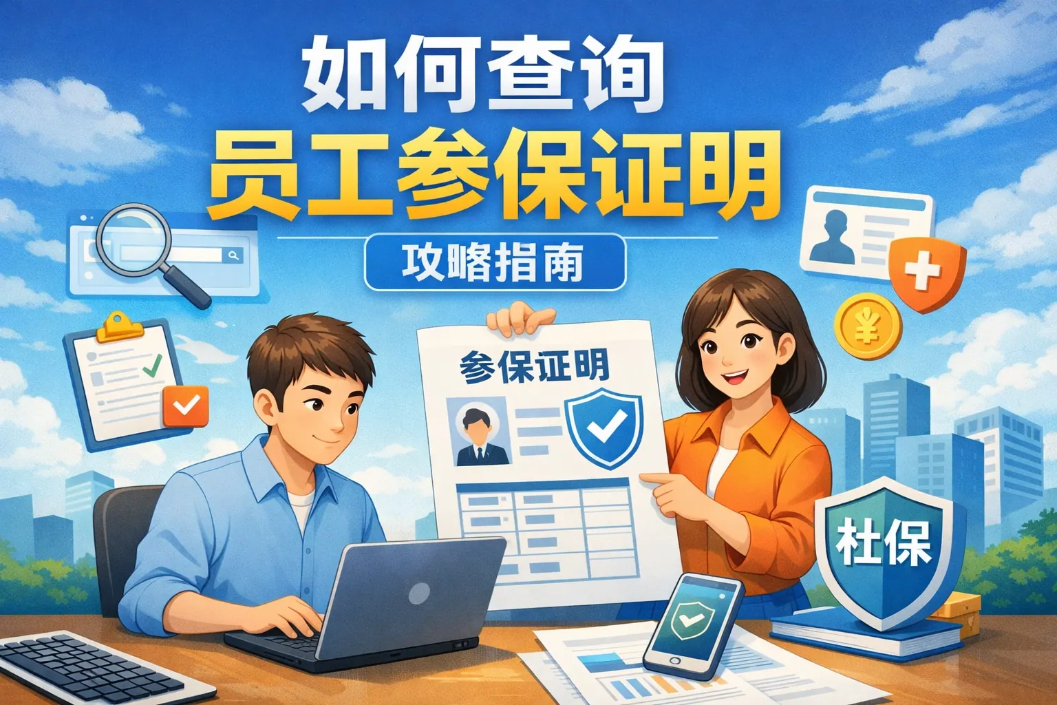 如何查询员工参保证明