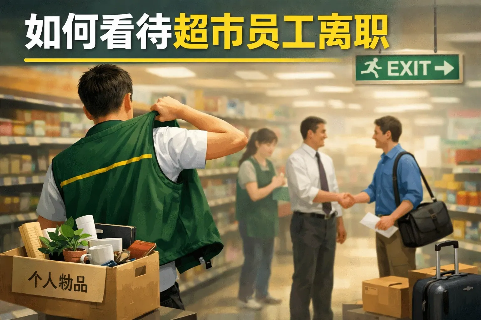 如何看待超市员工离职