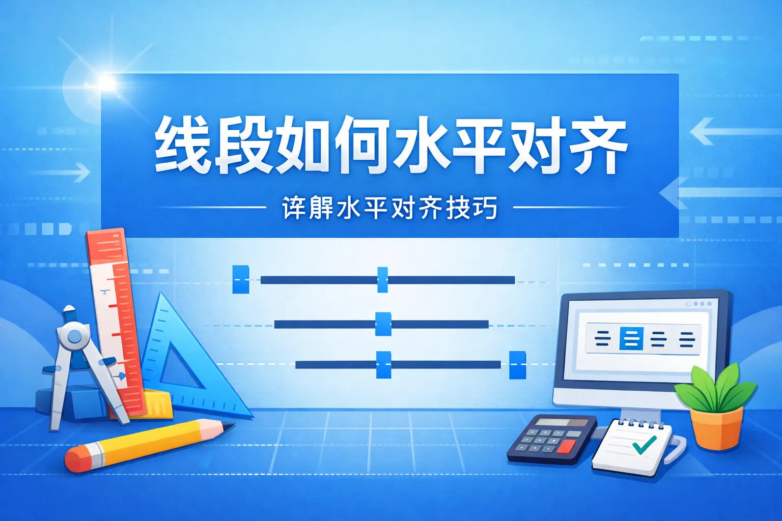 ppt线段如何水平