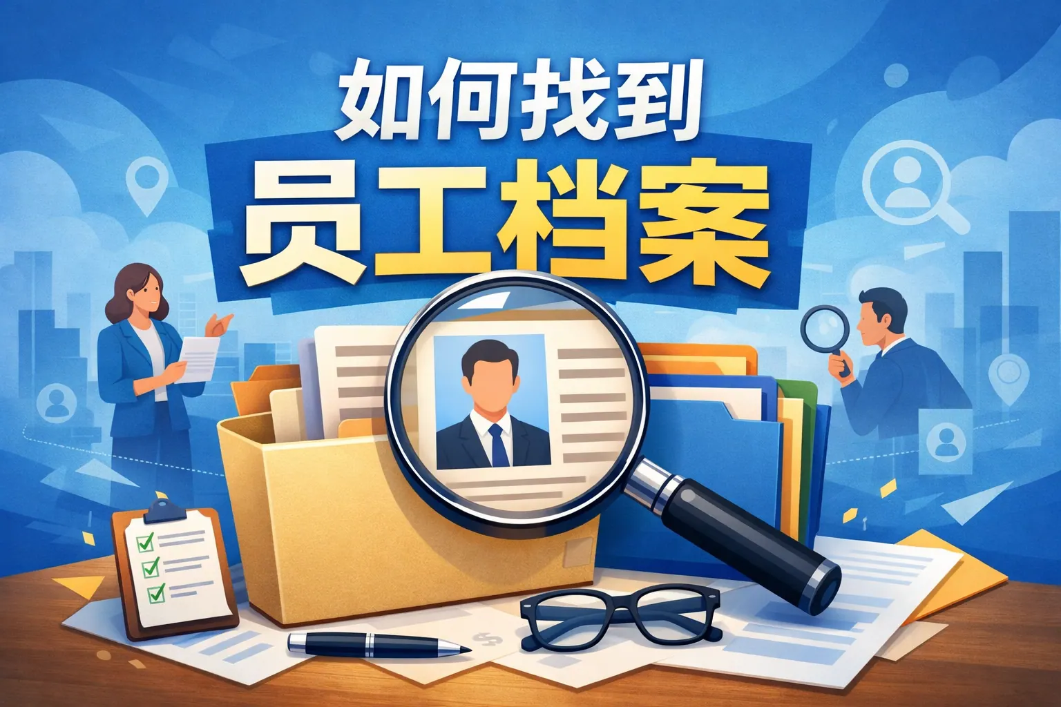 如何找到员工档案