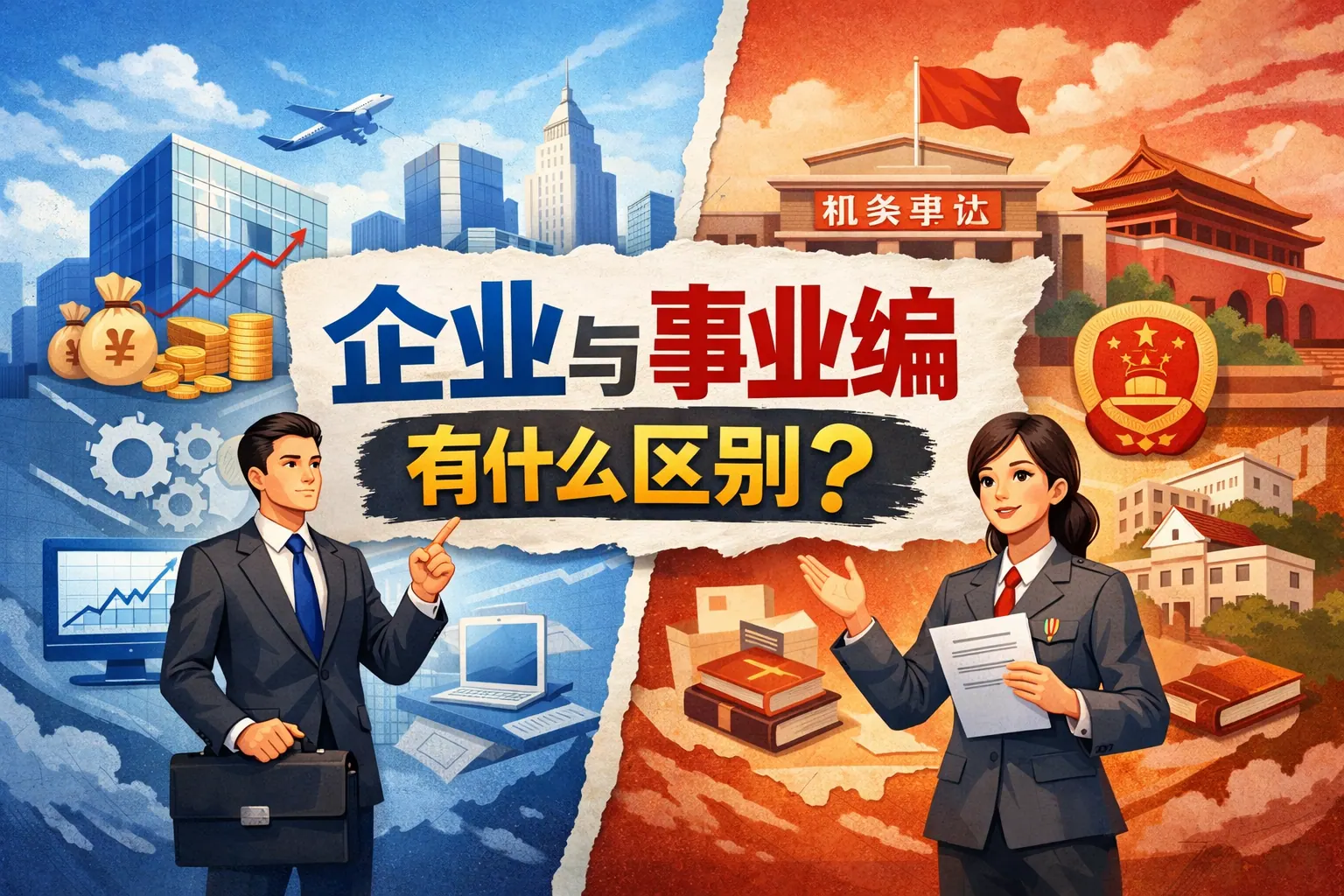 企业与事业编有什么区别