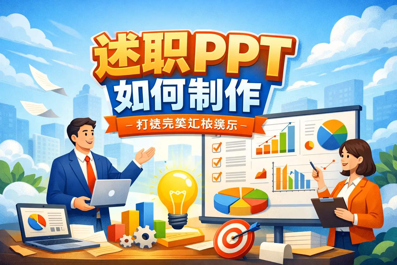 述职ppt如何制作