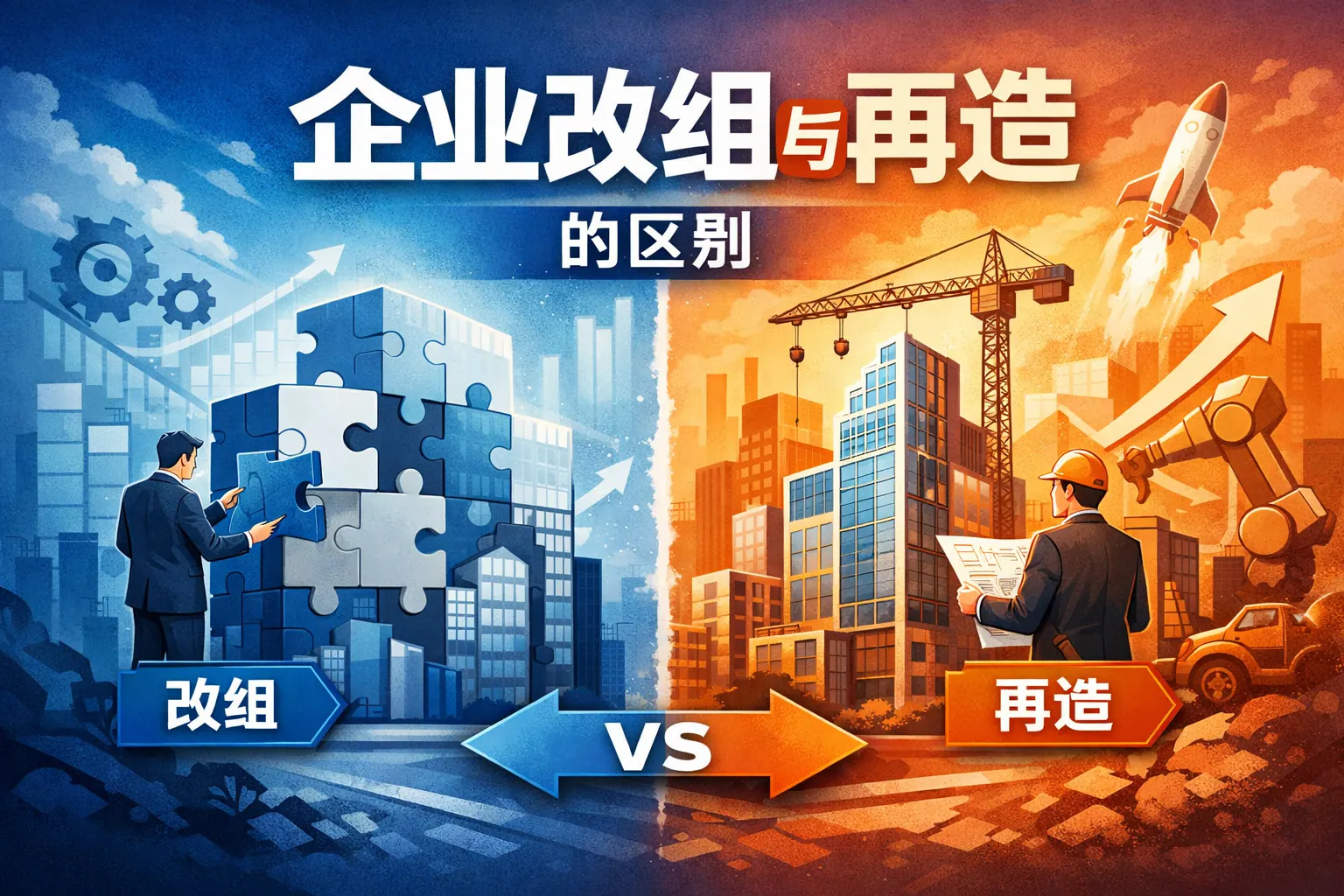 企业改组与再造的区别