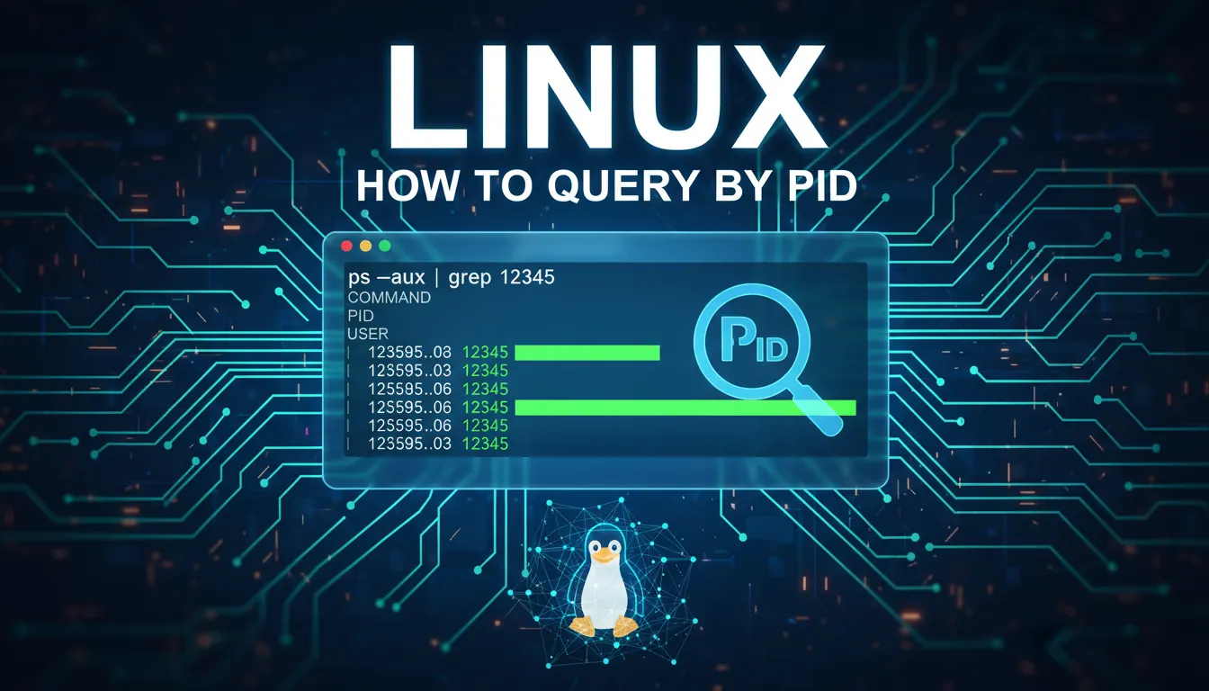 linux如何通过pid查询