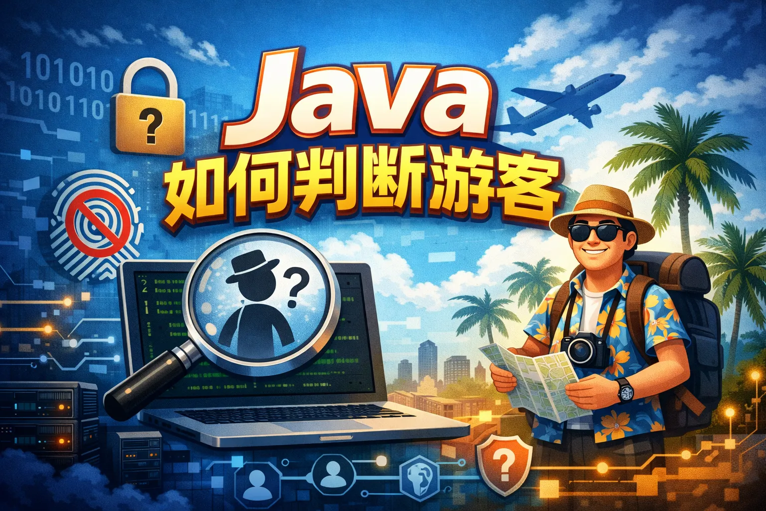 java如何判断游客