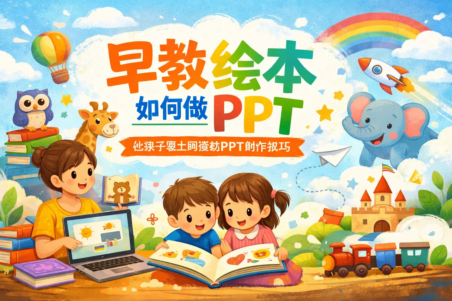 早教绘本如何做ppt