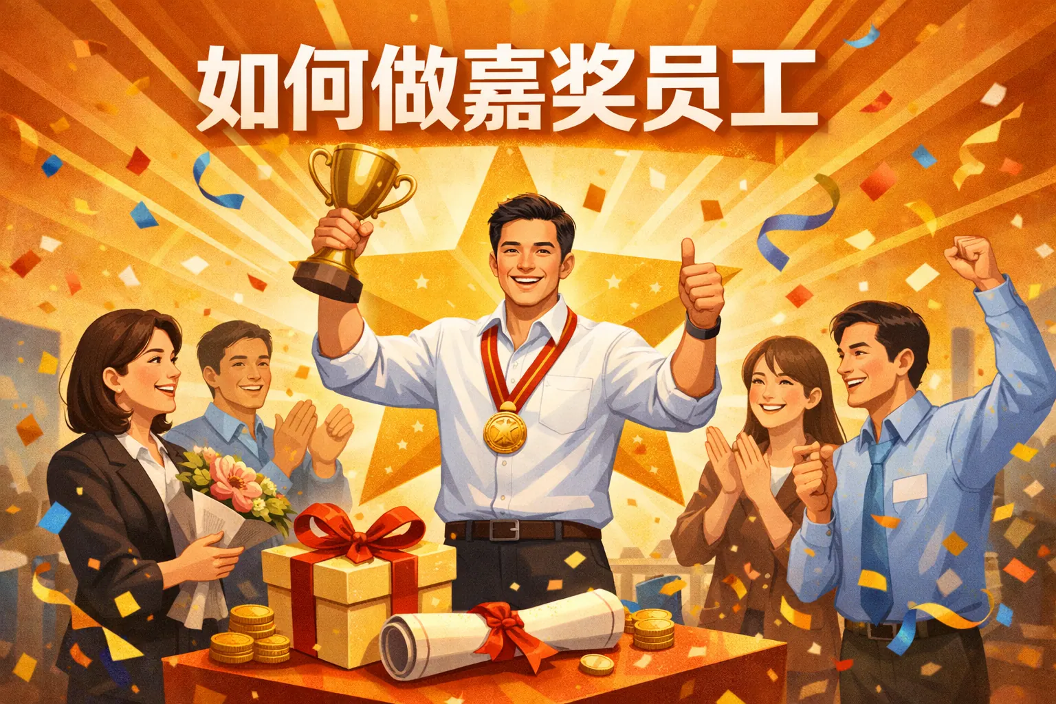 如何做嘉奖员工