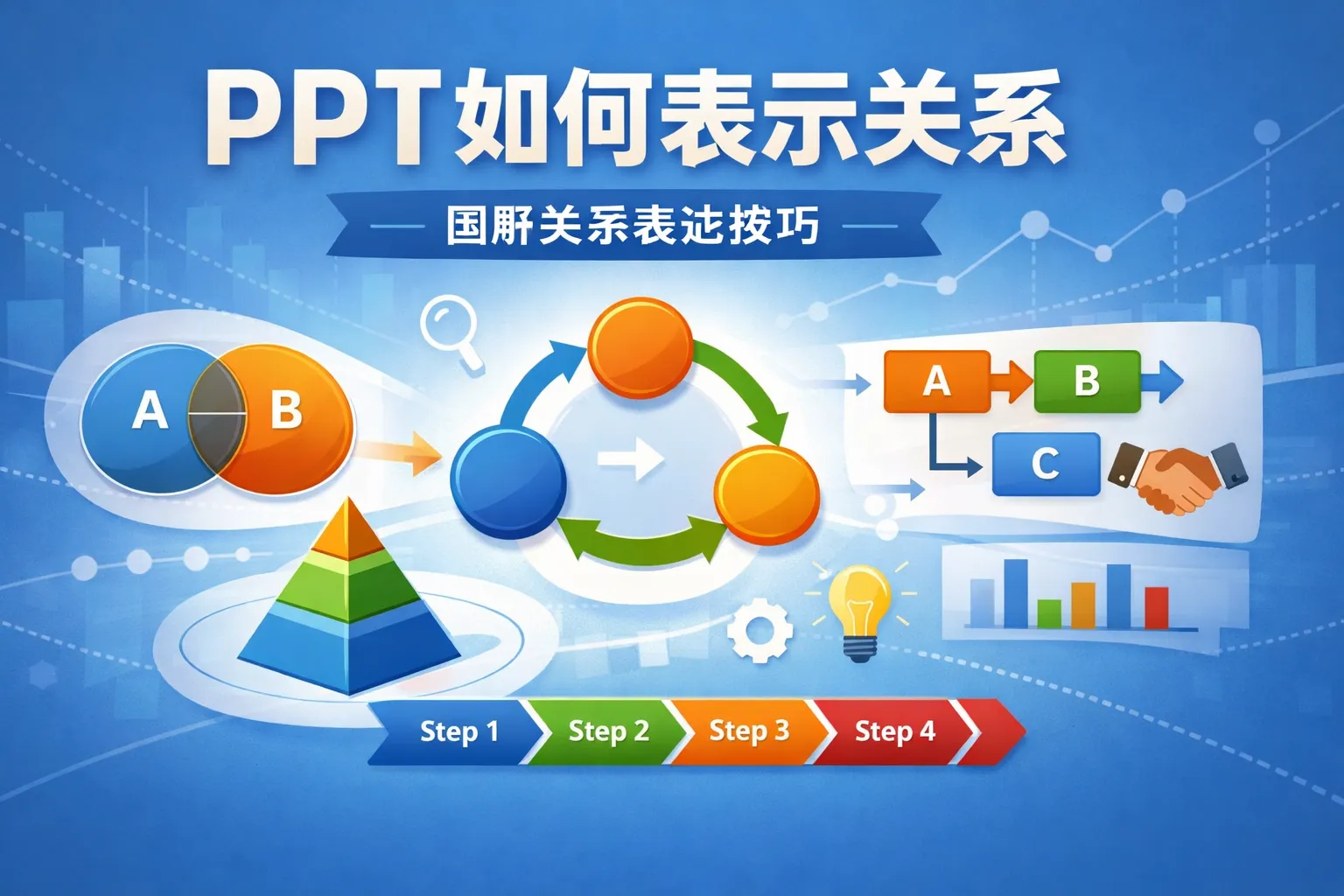 ppt如何表示关系