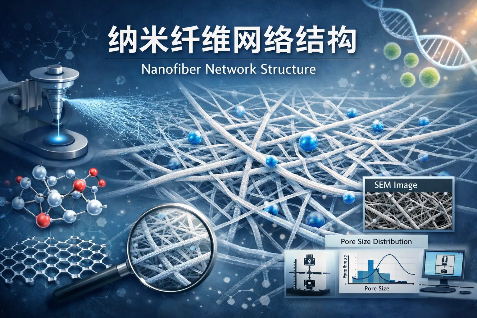 ppt如何画纳米纤维网络结构