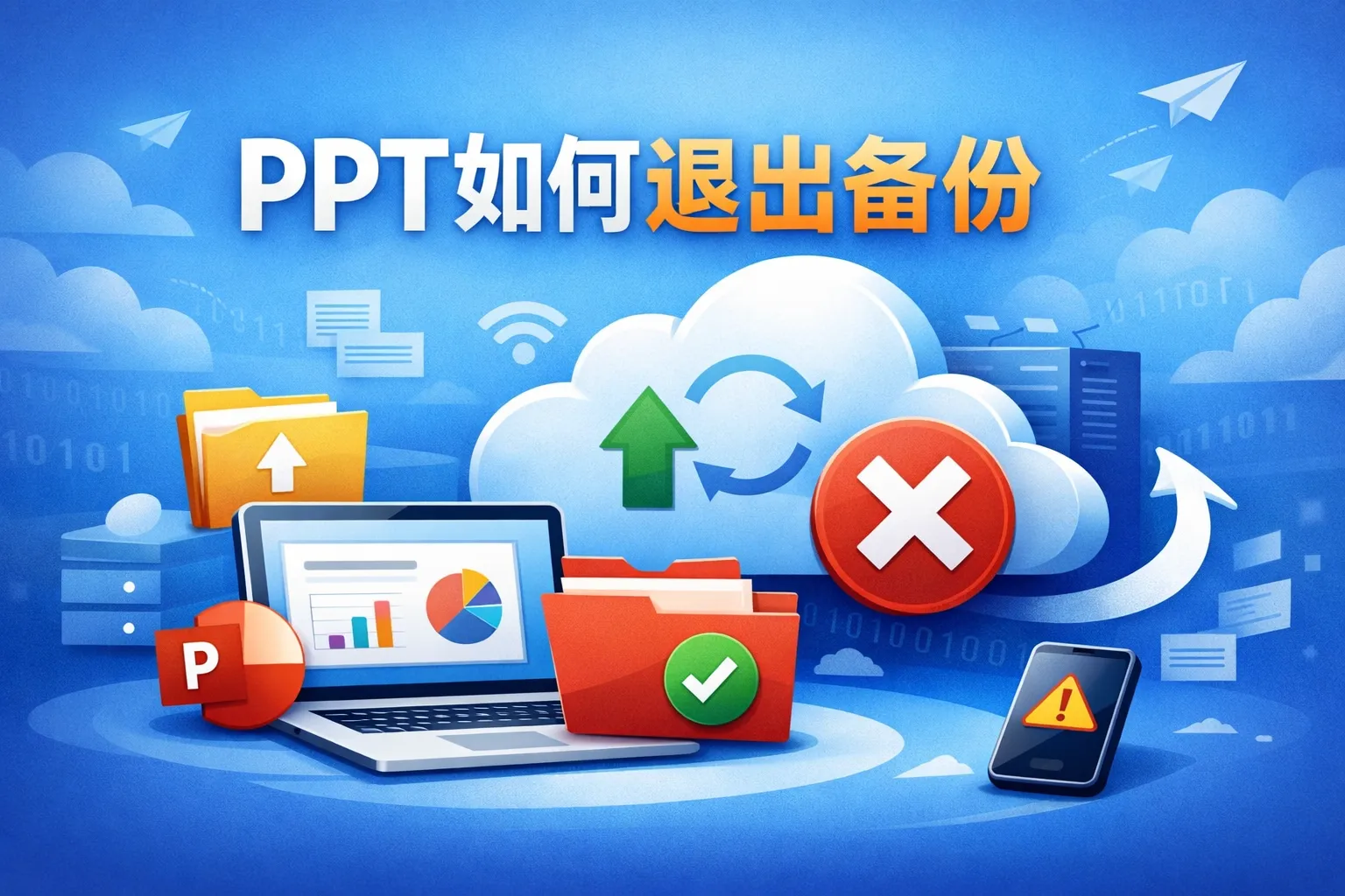 ppt如何退出备份