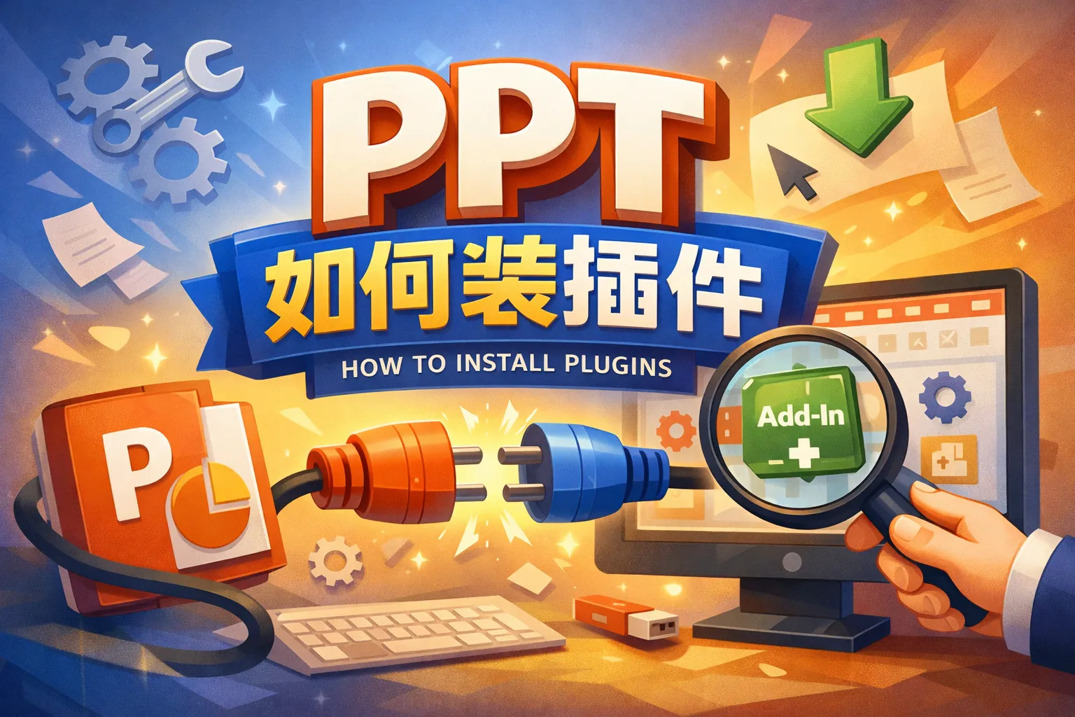 ppt 如何装插件