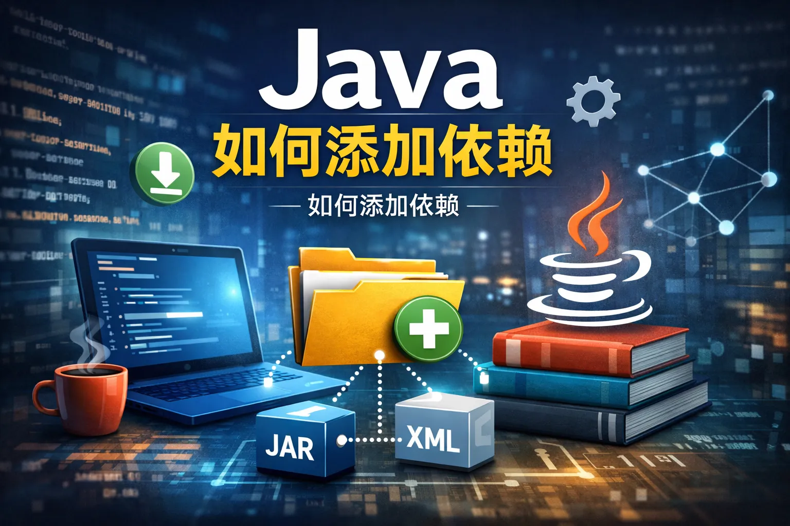 java如何添加依赖