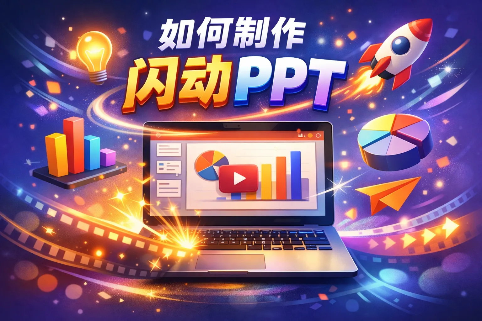 如何制作闪动ppt