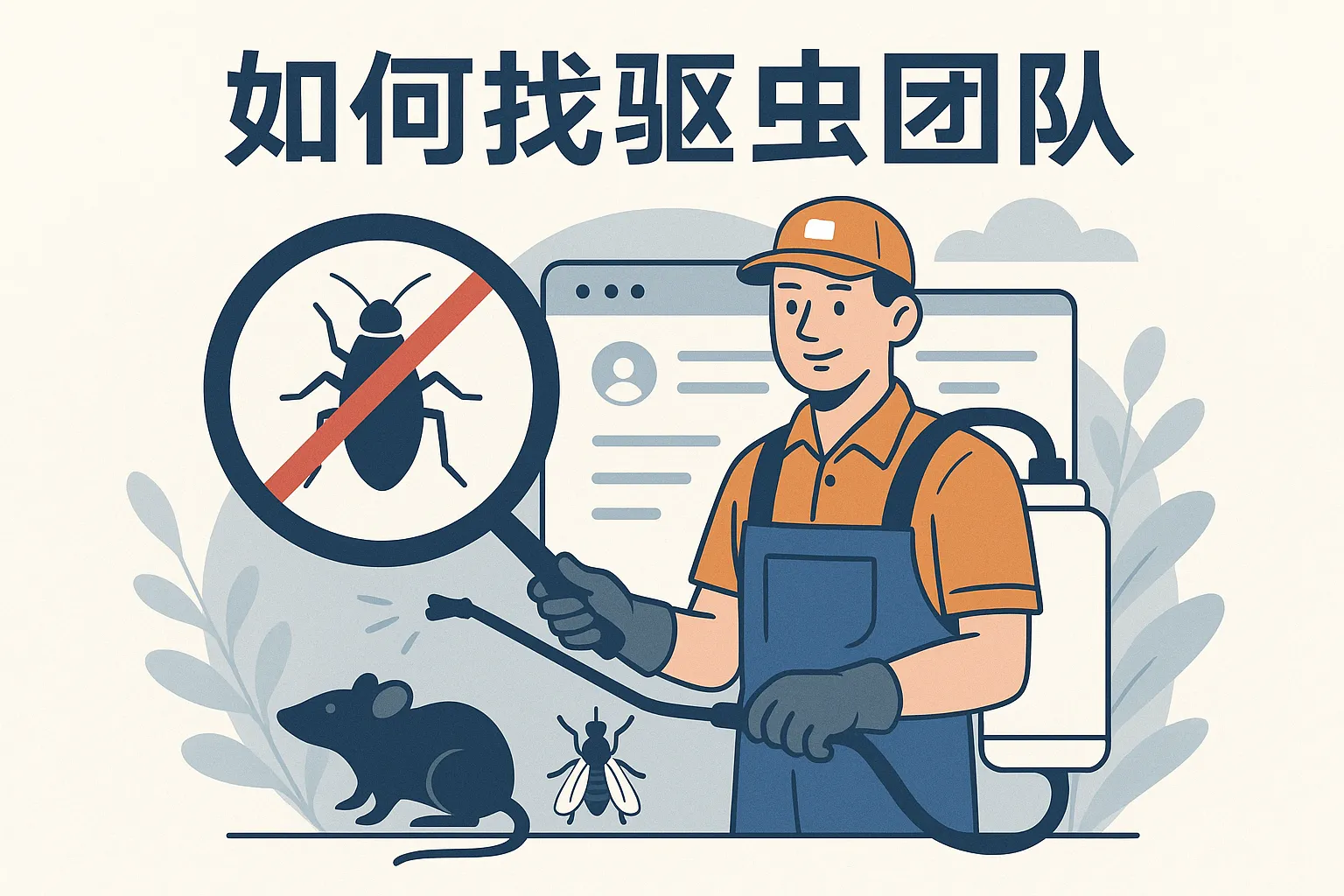 如何找驱虫团队