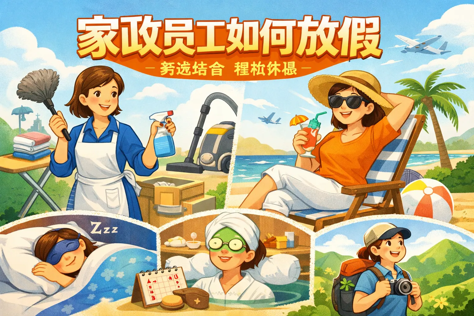 家政员工如何放假