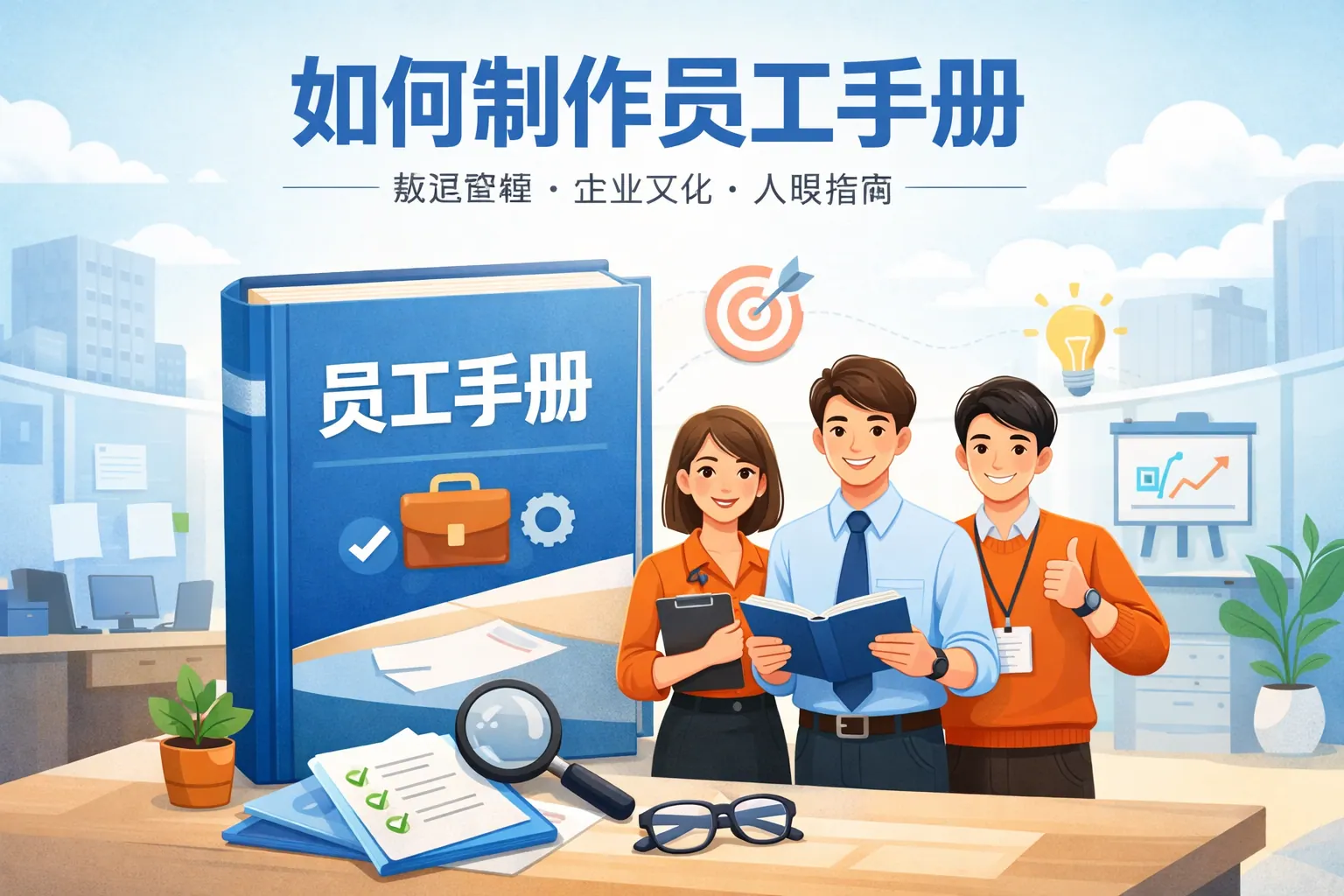 如何制作员工手册