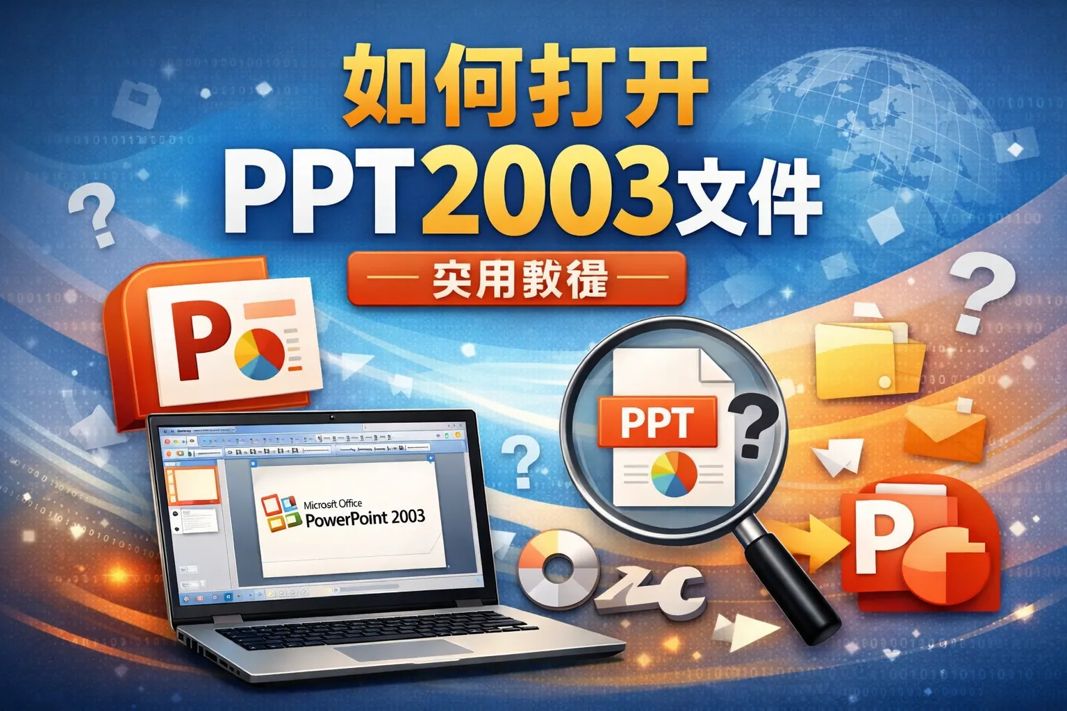 如何打开ppt2003文件