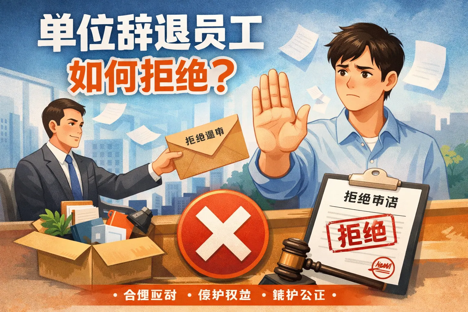 单位辞退员工如何拒绝