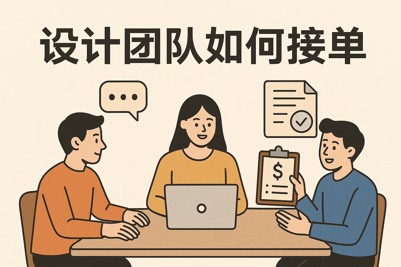 设计团队如何接单