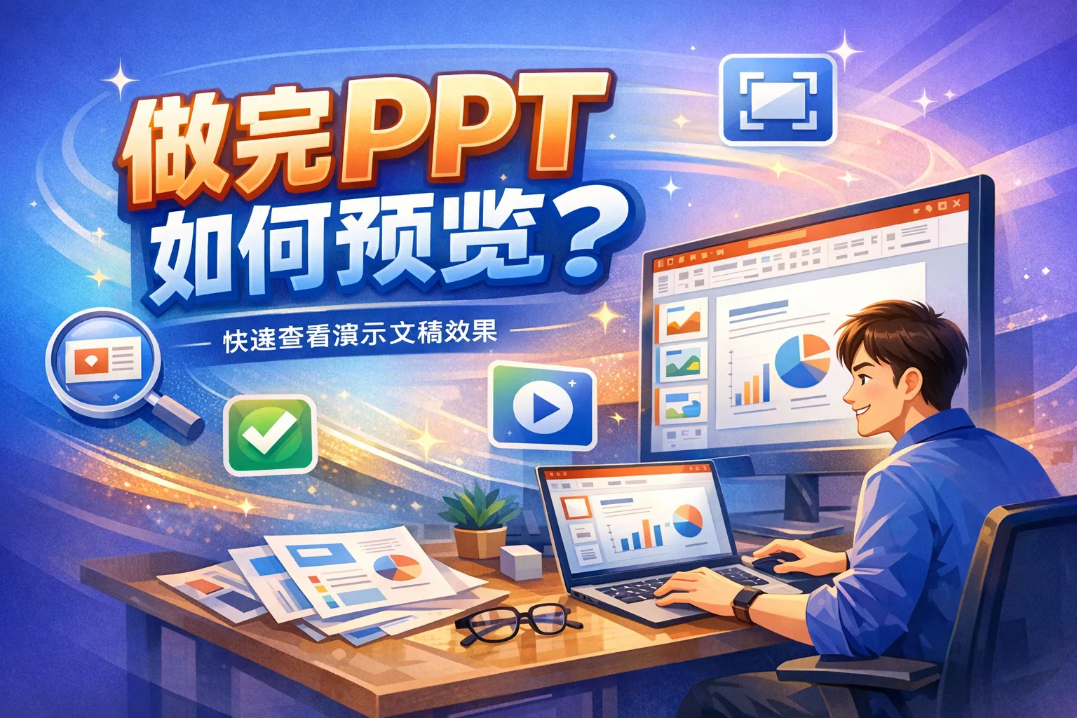 做完ppt如何预览