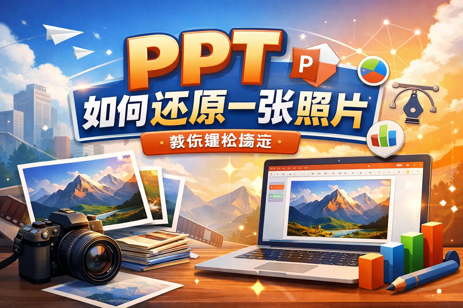 ppt如何还原一张照片