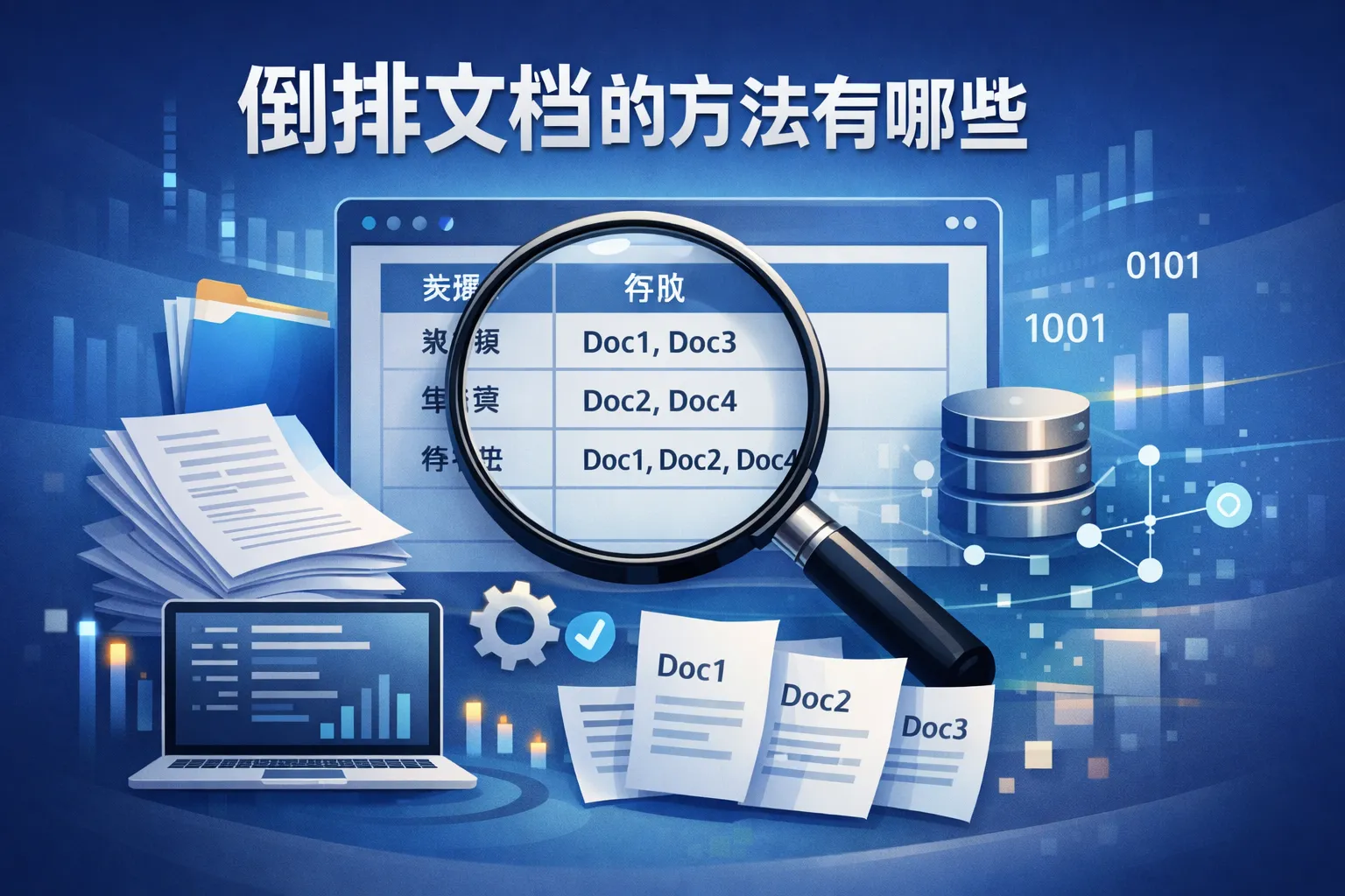 倒排文档的方法有哪些