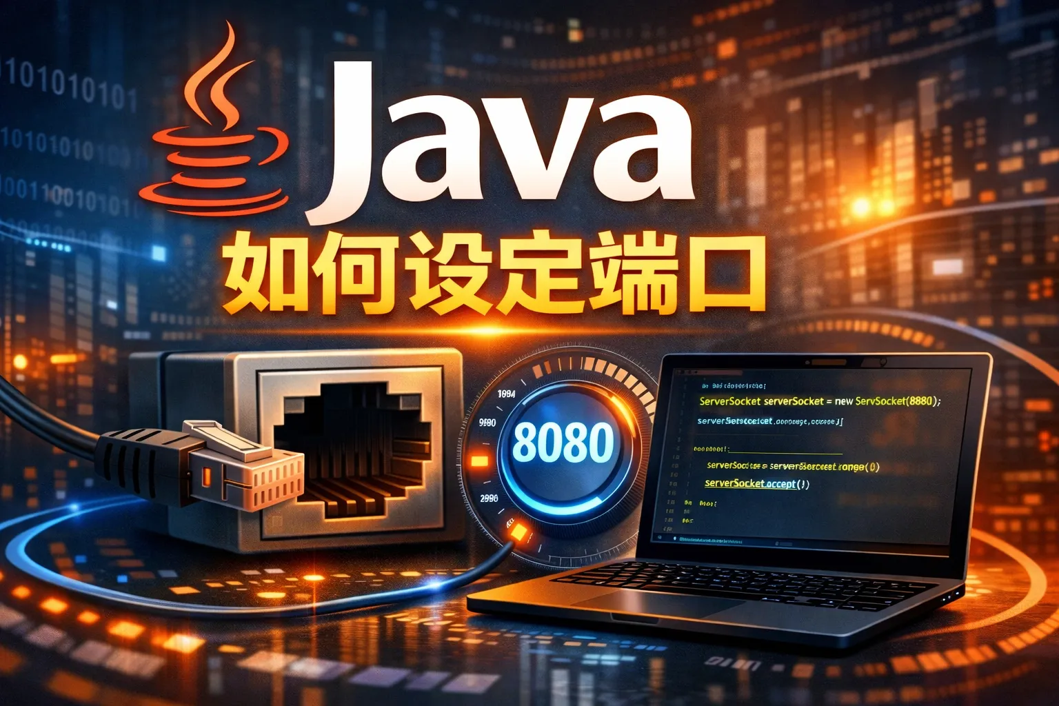 Java如何设定端口