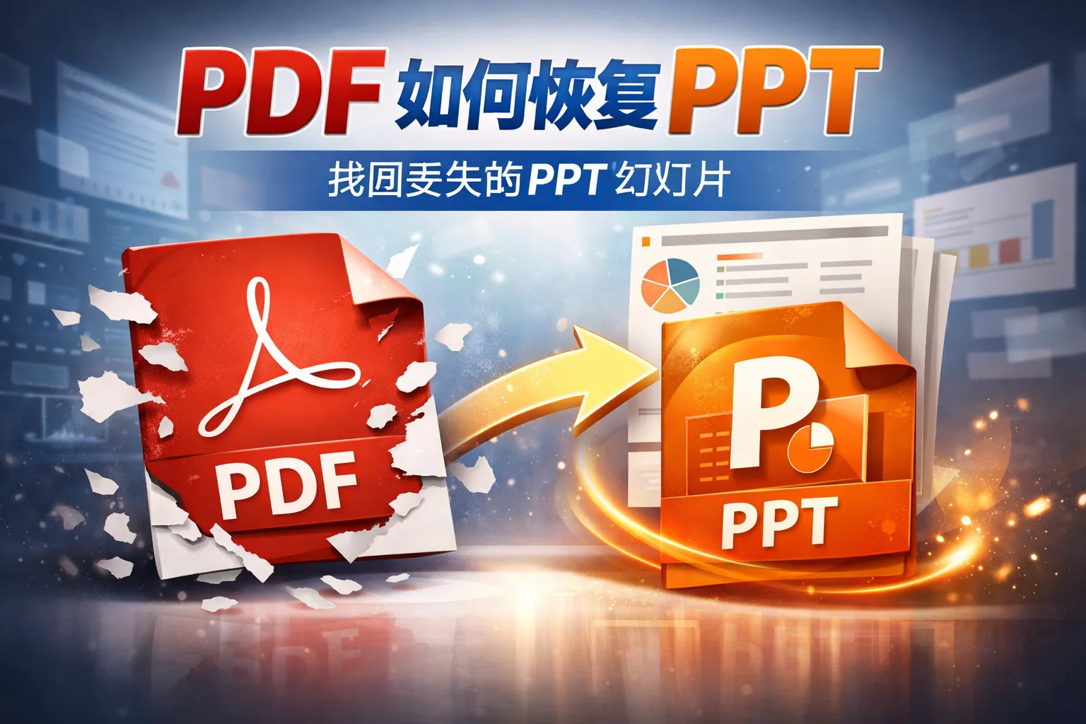 pdf如何恢复ppt
