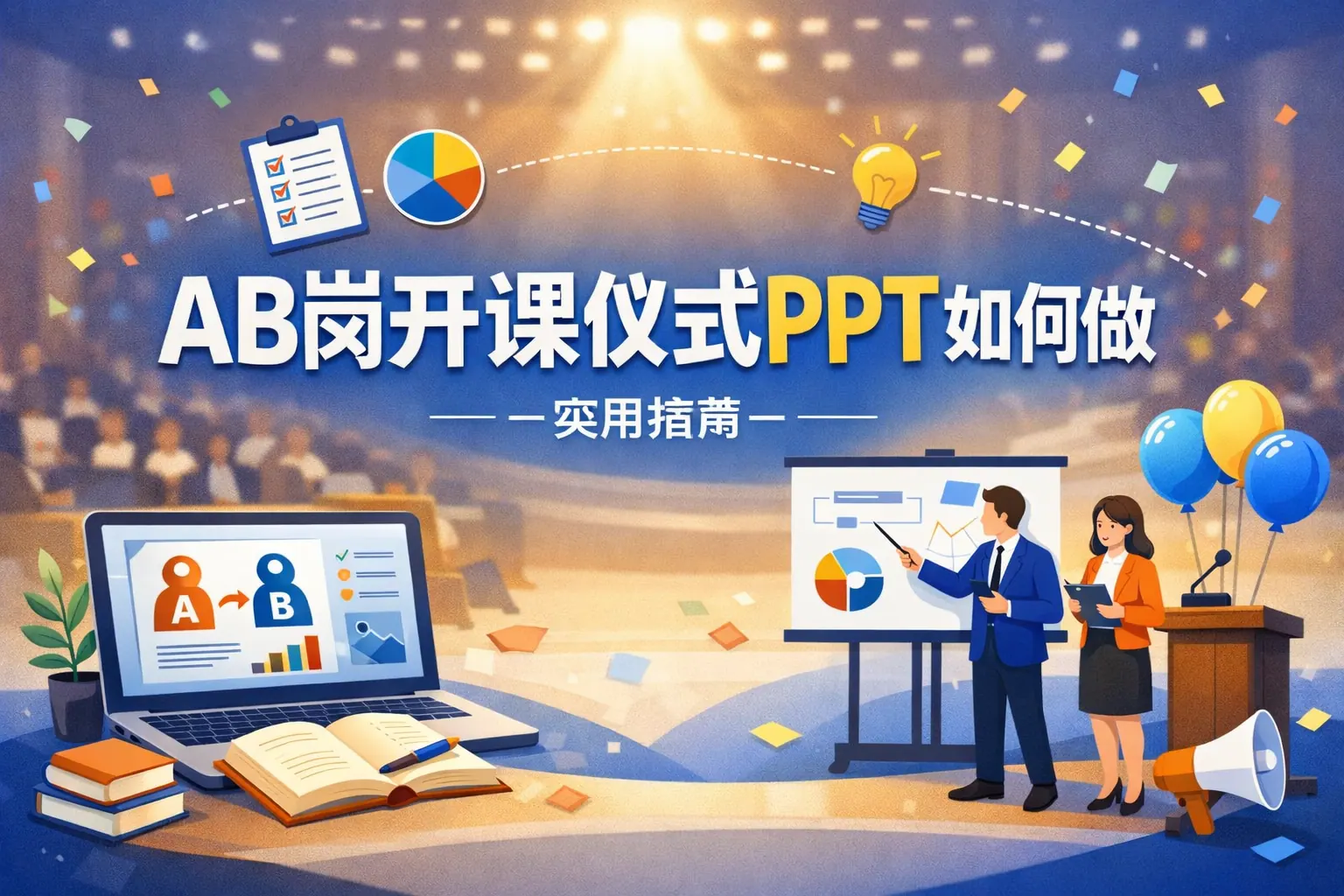 ab岗开课仪式ppt如何做