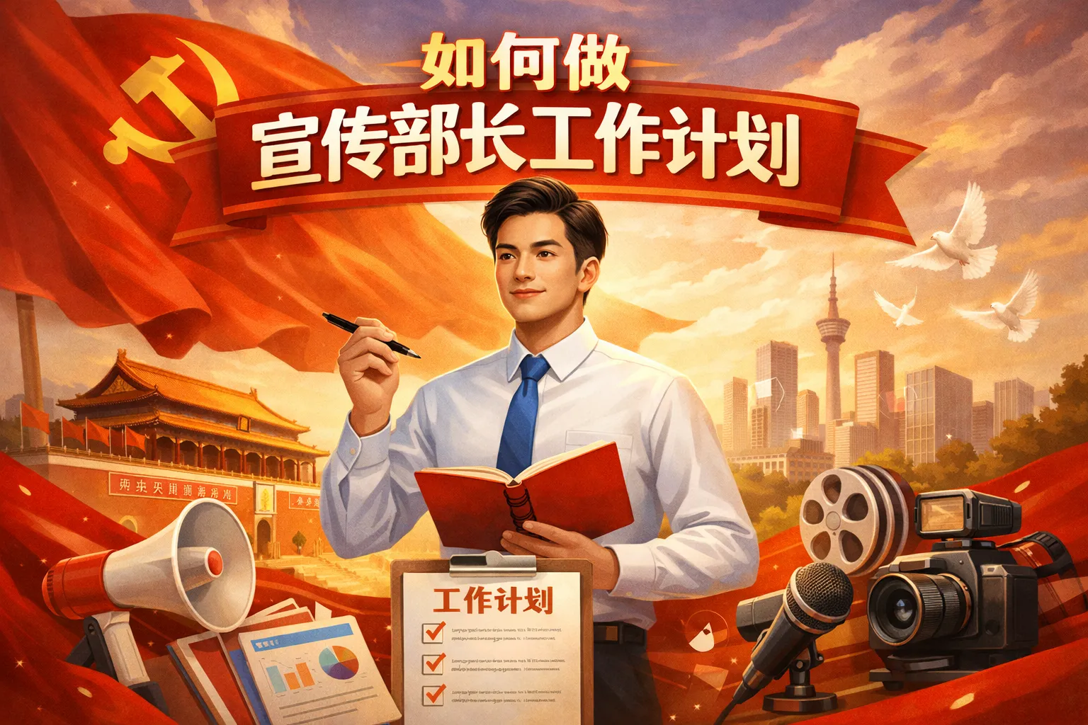 如何做宣传部长工作计划