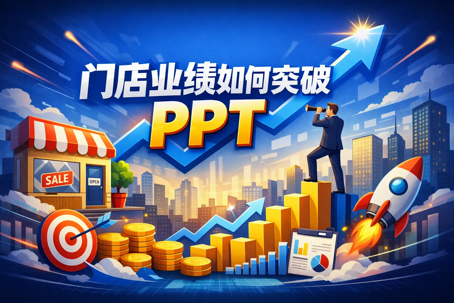 门店业绩如何突破PPT
