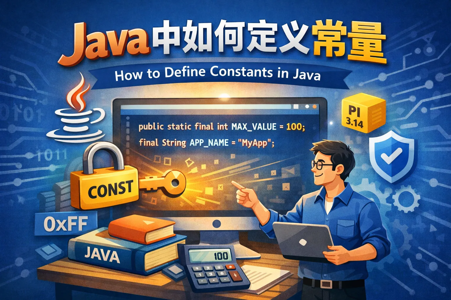 java中如何定义常量