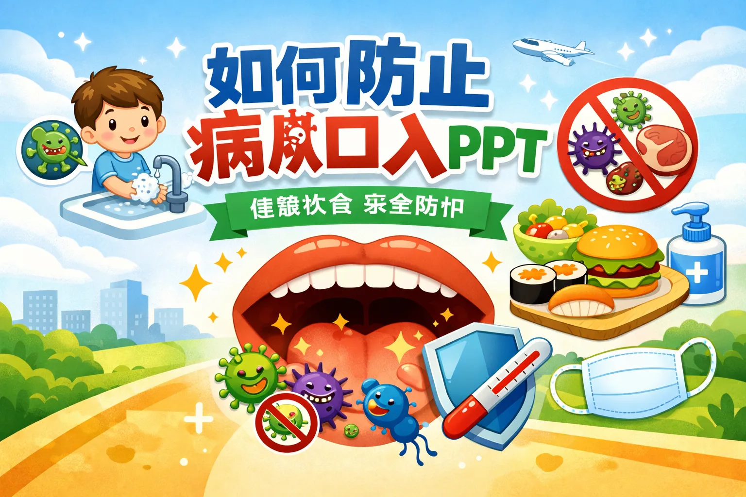 如何防止病从口入ppt