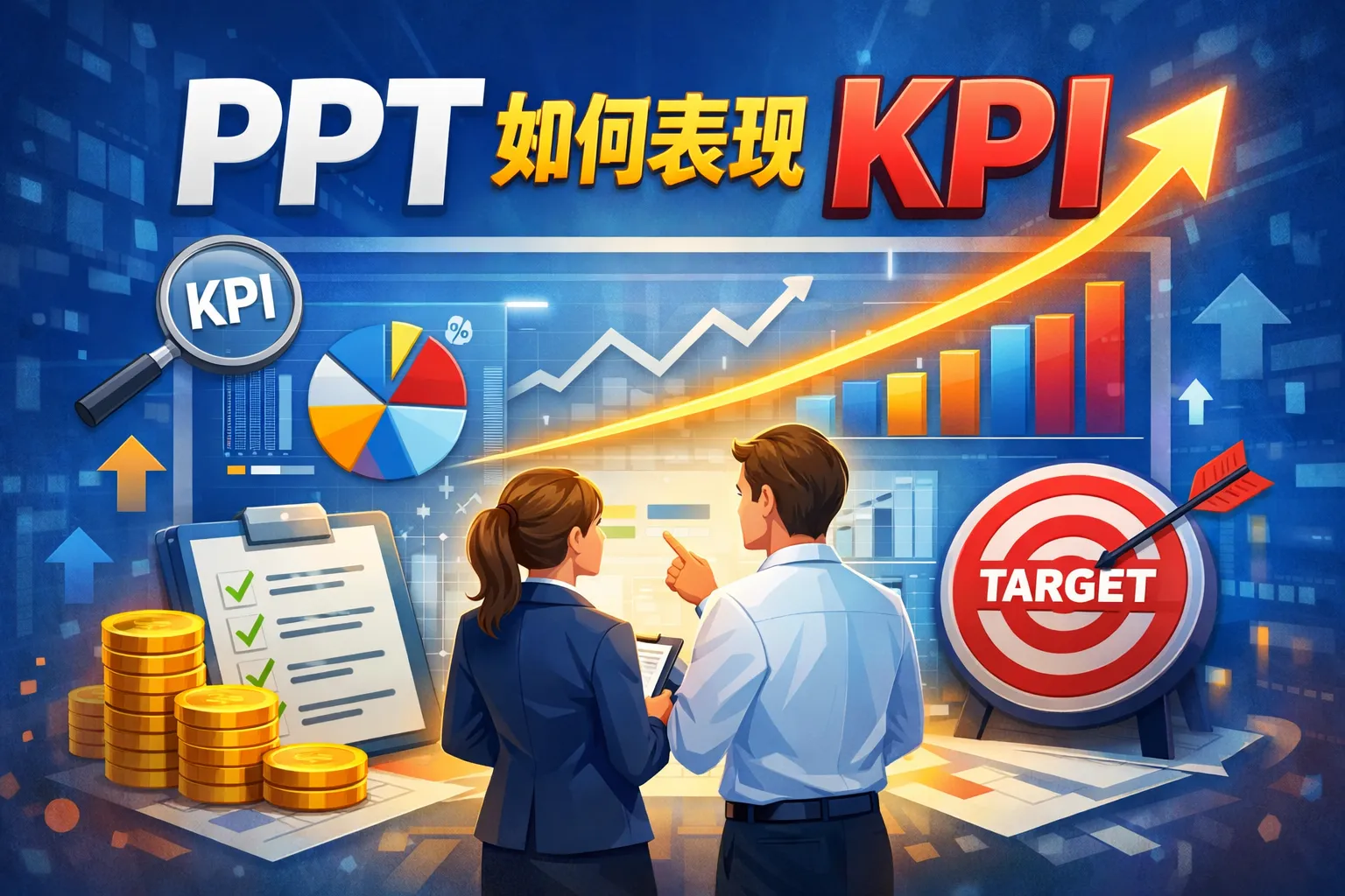 PPT如何表现KPI